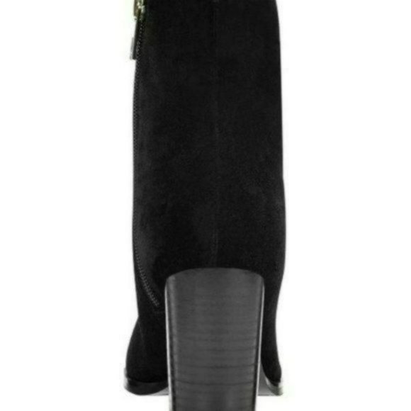 Marc Fisher LTD Giana Black Suede Booties - Picture 4 of 8